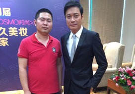 广州新城平台与明星合影